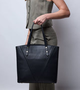 Immaculate Vegan - Votch Honor Vegan Bio-Based Bamboo Leather Tote Bag in black