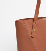 Immaculate Vegan - Votch Honor Vegan Bio-Based Bamboo Leather Tote Bag in brown