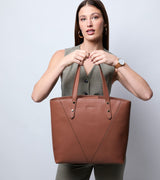 Immaculate Vegan - Votch Honor Vegan Bio-Based Bamboo Leather Tote Bag in brown