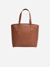 Immaculate Vegan - Votch Honor Vegan Bio-Based Bamboo Leather Tote Bag in brown