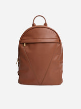 Immaculate Vegan - Votch Laurie Vegan Bio-Based Bamboo Leather Backpack in Brown