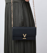 Immaculate Vegan - Votch Luella Vegan Bio-Based Bamboo Leather Chain Purse in Black