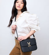 Immaculate Vegan - Votch Margot Vegan Bio-Based Bamboo Leather Crossbody in Black