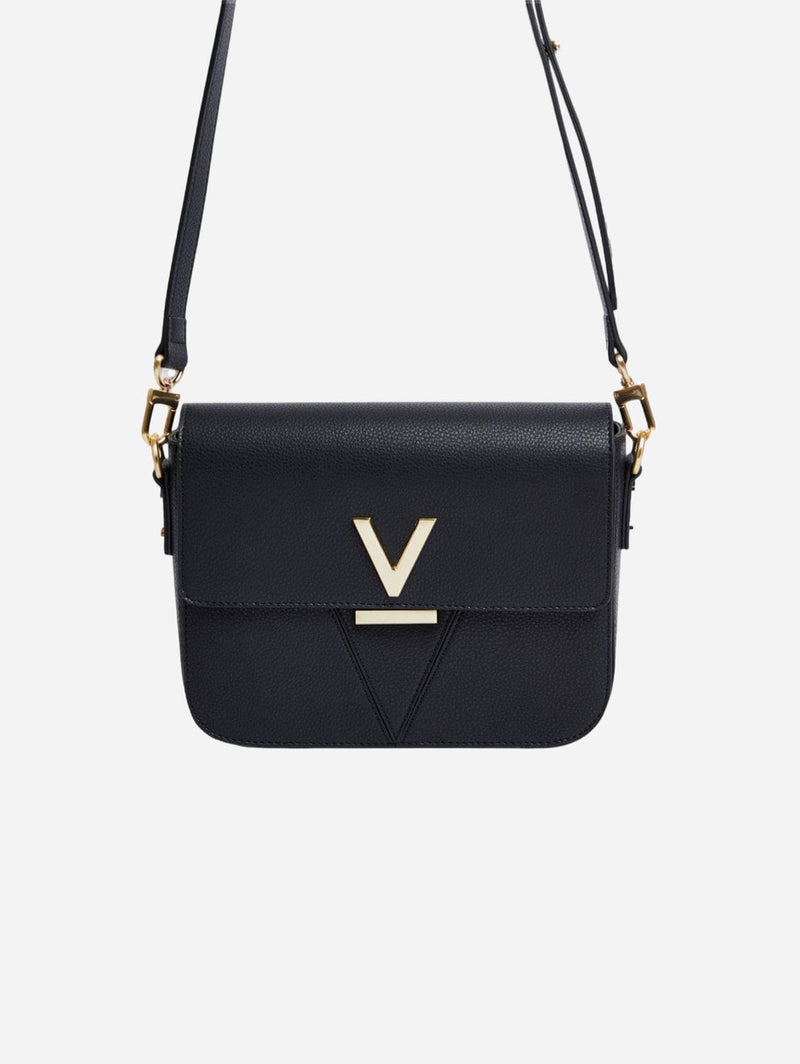 Votch Margot Vegan Bio-Based Bamboo Leather Crossbody in Black