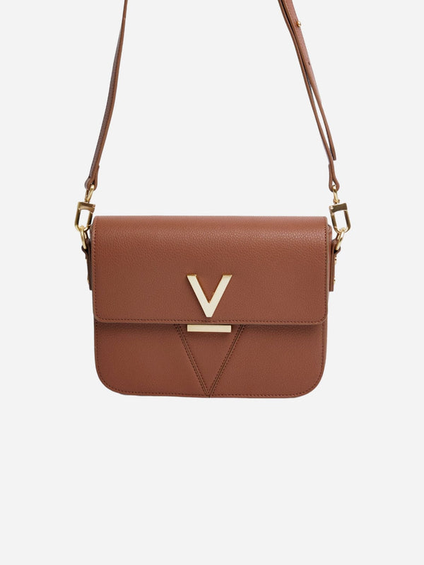 Votch Margot Vegan Bio-Based Bamboo Leather Crossbody in Brown