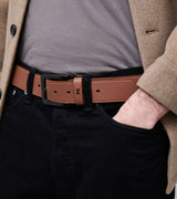 Immaculate Vegan - Votch Marley Vegan Bio-Based Bamboo Classic belt in brown