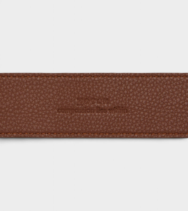 Votch Marley Vegan Bio-Based Bamboo Classic belt in brown