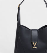 Immaculate Vegan - Votch Nancy Vegan Bio-Based Bamboo Leather Elevated Tote Bag in black