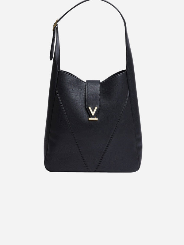 Votch Nancy Vegan Bio-Based Bamboo Leather Elevated Tote Bag in black