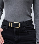 Immaculate Vegan - Votch Olive Unisex Vegan Bio-Based Bamboo Classic Belt | Black