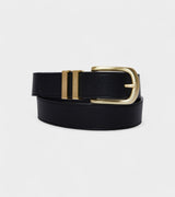 Immaculate Vegan - Olive Unisex Vegan Bio-Based Bamboo Classic Belt | Black