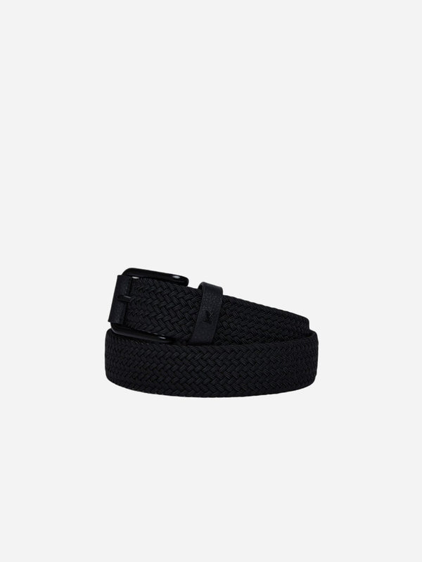 Votch Seb Vegan Bio-Based Bamboo Braided belt in black XS