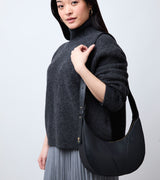 Immaculate Vegan - Votch River Vegan Bio-Based Bamboo Leather Hobo Bag in Black