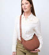 Immaculate Vegan - Votch River Vegan Bio-Based Bamboo Leather Hobo Bag in Brown