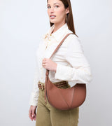 Immaculate Vegan - Votch River Vegan Bio-Based Bamboo Leather Hobo Bag in Brown