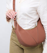 Immaculate Vegan - Votch River Vegan Bio-Based Bamboo Leather Hobo Bag in Brown