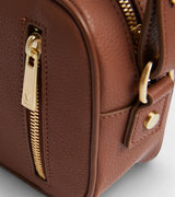 Immaculate Vegan - Votch Silvie Vegan Bio-Based Bamboo Dual-Look Bamboo Crossbody Bag in Brown