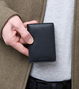 Immaculate Vegan - Votch Wilf Vegan Bio-Based Bamboo Bifold Wallet in Black