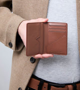 Immaculate Vegan - Votch Wilf Vegan Bio-Based Bamboo Bifold Wallet in Brown