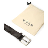 Immaculate Vegan - V.GAN Weave Men's Vegan Leather Belt | Brown