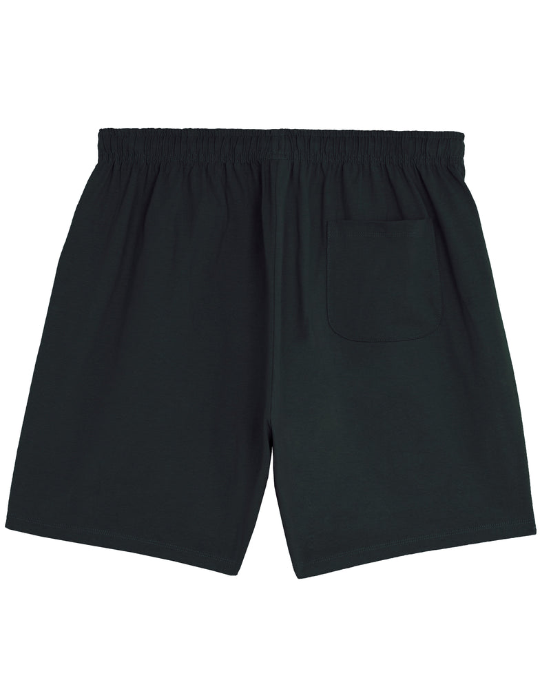 hewn. Mens Organic Cotton Lightweight Shorts in Jet Black