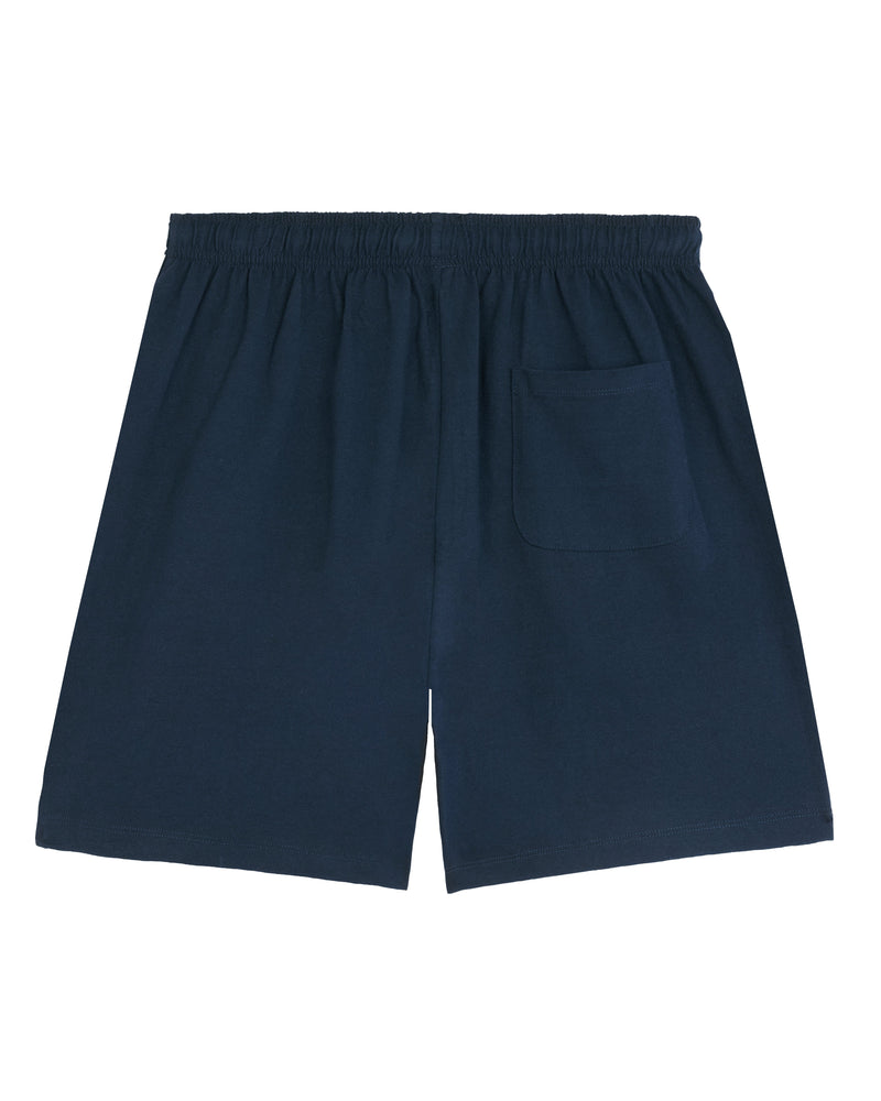hewn. Womens Organic Cotton Lightweight Shorts in Midnight Navy