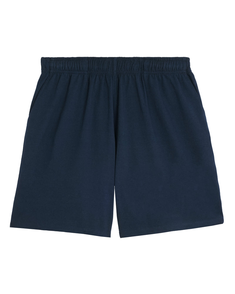 hewn. Womens Organic Cotton Lightweight Shorts in Midnight Navy