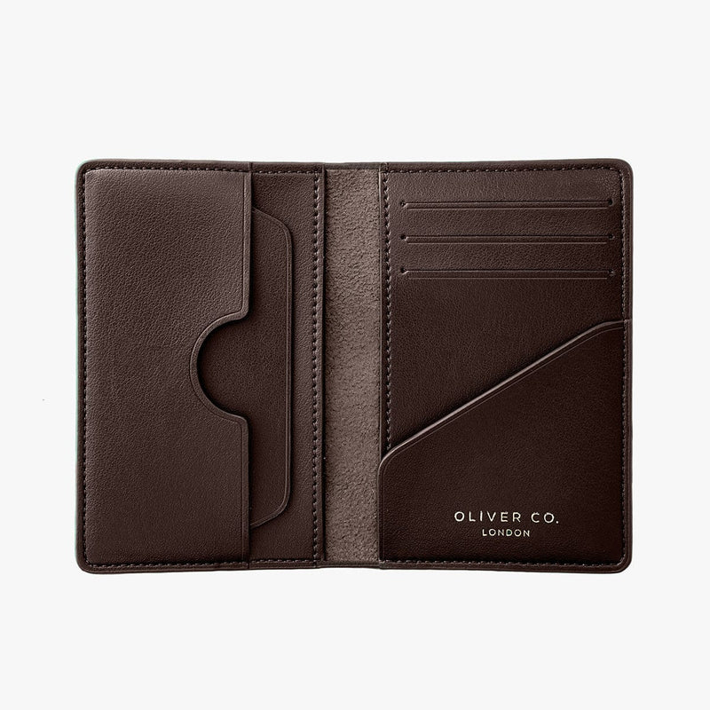 Oliver Co. London Premium Compact Wallet (Walnut Brown) Walnut Brown