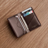 Immaculate Vegan - Oliver Co. London Premium Compact Wallet (Walnut Brown) Walnut Brown