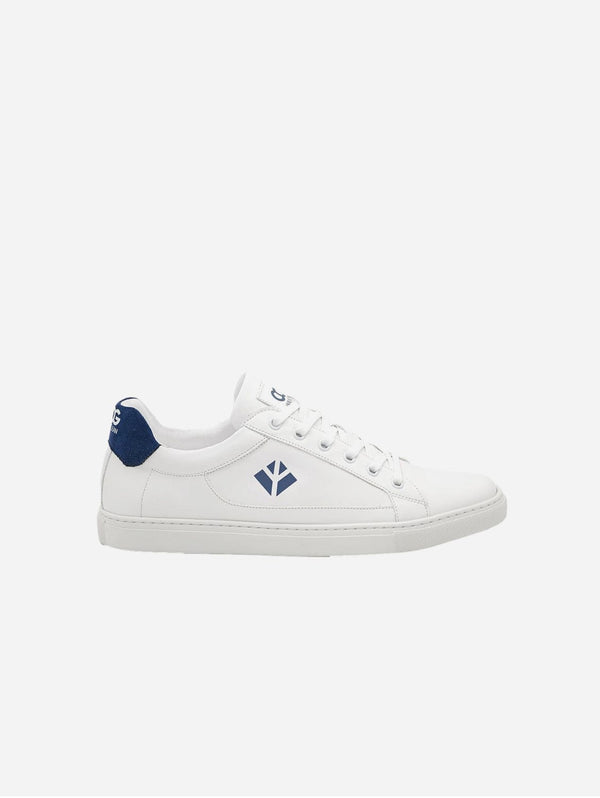 Winton V2 Unisex Vegan Leather Sneackers | White & Blue