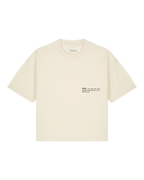 Immaculate Vegan - hewn. Womens Organic Cotton Boxy T-shirt in Natural Cotton