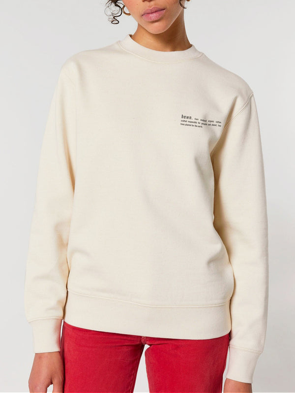 Women's Organic Cotton Relaxed Fit Sweatshirt | Natural Cotton