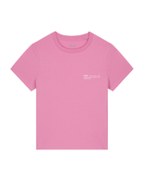 Immaculate Vegan - hewn. Womens Classic-fit Organic Cotton T-shirt in Azalea Pink