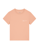 Immaculate Vegan - hewn. Womens Classic-fit Organic Cotton T-shirt in Peach Orange
