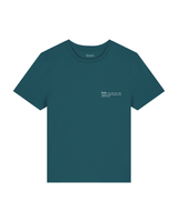 Immaculate Vegan - hewn. Womens Organic Cotton Fitted T-shirt in Ocean Blue