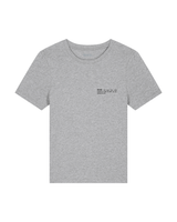 Immaculate Vegan - hewn. Womens Organic Cotton Fitted T-shirt in Rock Grey Marl