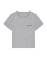 Immaculate Vegan - hewn. Womens Classic-fit Organic Cotton T-shirt in Rock Grey Marl