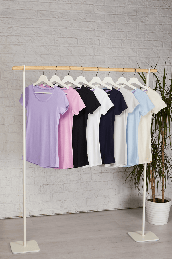 Lavender Hill Clothing Scoop Neck Cotton TENCEL™ Modal Blend T-shirt | Multiple Colours