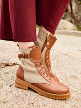 Immaculate Vegan - Minuit sur Terre York Recycled Grain Leather Vegan Boots | Camel