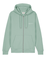 Immaculate Vegan - hewn. Womens Organic Cotton Relaxed-fit Zip Hoodie in Aloe Green