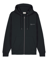 Immaculate Vegan - hewn. Womens Organic Cotton Relaxed-fit Zip Hoodie in Jet Black