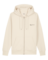 Immaculate Vegan - hewn. Womens Organic Cotton Relaxed-fit Zip Hoodie in Natural Cotton