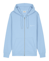 Immaculate Vegan - hewn. Womens Organic Cotton Relaxed-fit Zip Hoodie in Sky Blue