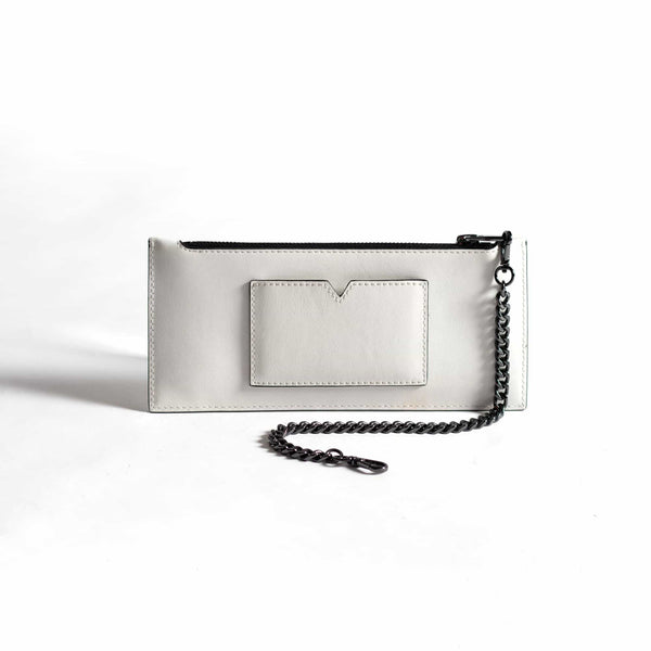 A_C OFFICIAL Heidi Slimline Wallet - Cactus Leather White