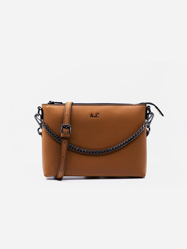 A_C OFFICIAL Peta Pouch - Sileather Tan