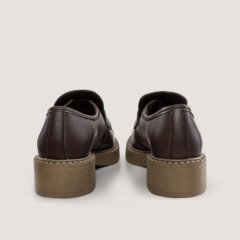 AGAZI 3 in 1 Apple loafers DIANE – chocolate, dark sole