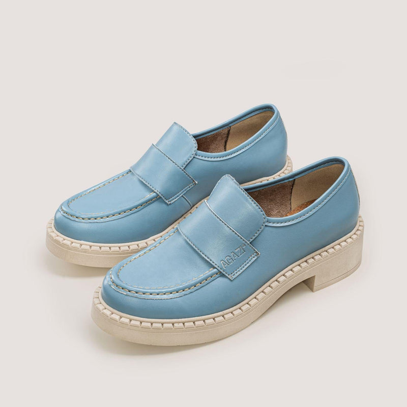 AGAZI 3 in 1 Apple loafers DIANE – sky blue