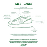 AGAZI Apple & corn sneakers JANE - caramel