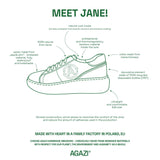 Immaculate Vegan - AGAZI Apple & corn sneakers JANE - fucsia