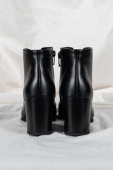 Immaculate Vegan - AGAZI HANA plant based ankle boots: black